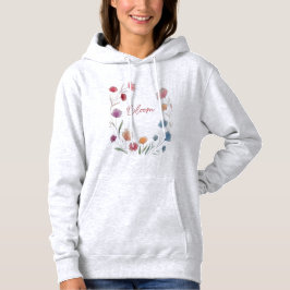 Bloom Blommig Mjuk Pastell Botanisk Tillväxtdesign T Shirt