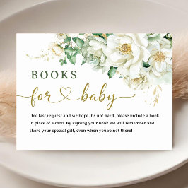 Bloom Blommigt Baby Shower Bokar for Baby-hölje Tilläggskort