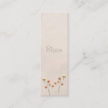 Bloom Blommigt Mini Bookmark