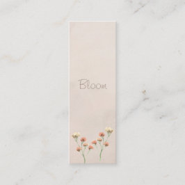 Bloom Blommigt Mini Bookmark