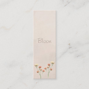 Bloom Blommigt Mini Bookmark