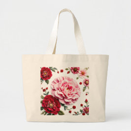 Bloom Bolag, nejliken Jumbo Tote Birth Flower Jumbo Tygkasse