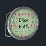 Bloom Bolely - Forever in Bloom - Bröllop<br><div class="desc">Gör ett dynamiskt påstående med "Bloom Bolely"-bockeln i Bälte, med de häftiga blommigtarna av det hänförande Eclectic Garden. Med sin unika botaniska utskrift och polerade utformning är detta tillbehör perfektens konversationsstart för natur-älskare som inte är rädd för att bära sin stil högt och stolt. Blockera i djärva blommor - där...</div>