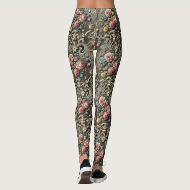 Bloom & Bone - Gothic Victorian Leggings (Baksida)