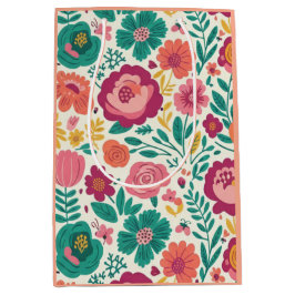 Bloom & Bright: Folk-Art Blommig Trädgårdsmönster