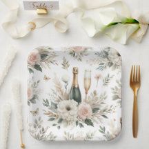 Bloom & Bubbles Pappers Tallrikar