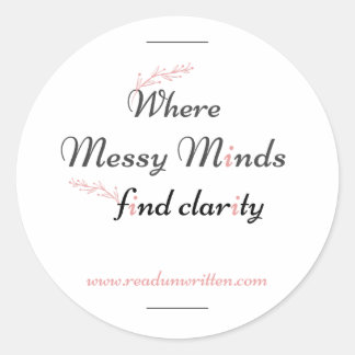 Bloom Clarity Runt Klistermärke