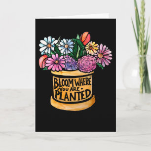 Bloom där du är planerad kort