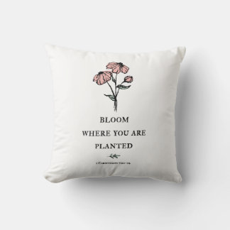 Bloom där du är planerad kudde