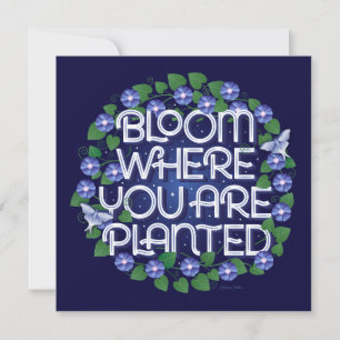 Bloom där du är planerad med vanligt kort (5,25 x 