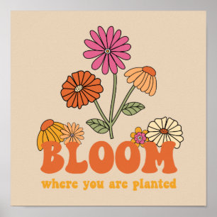 Bloom där du är planerad poster