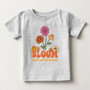 Bloom där du är planerad t shirt