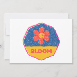 "Bloom" där du är planterad! Inbjudningar