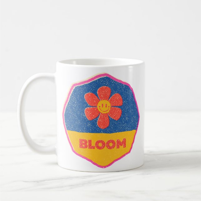 "Bloom" där du är planterad! Kaffemugg (Vänster)