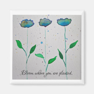 Bloom där du planterar magnet