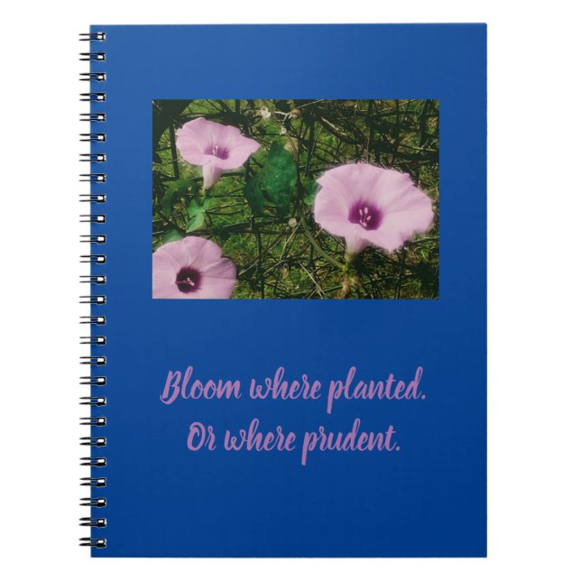 Bloom där planerad fotopatbook med Spiral används Anteckningsbok (Framsidan)
