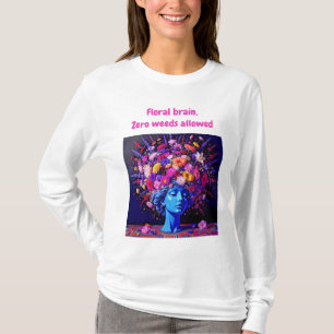 "Bloom Eternity" - En färgstark surreal Porträtt T Shirt