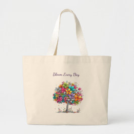 Bloom Every Day Floral Tree  Jumbo Tygkasse