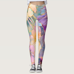 Bloom Exotic Löv Flower Leggings