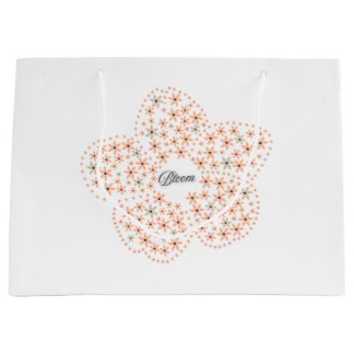 Bloom Floral Design – Beige and Orange Flower 