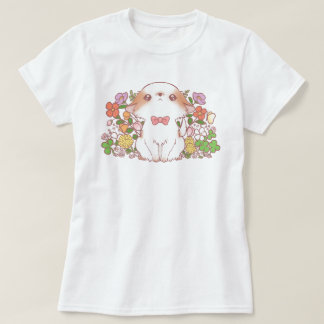Bloom Flowers och Mochi Cute Kawaii Colorful T Shirt