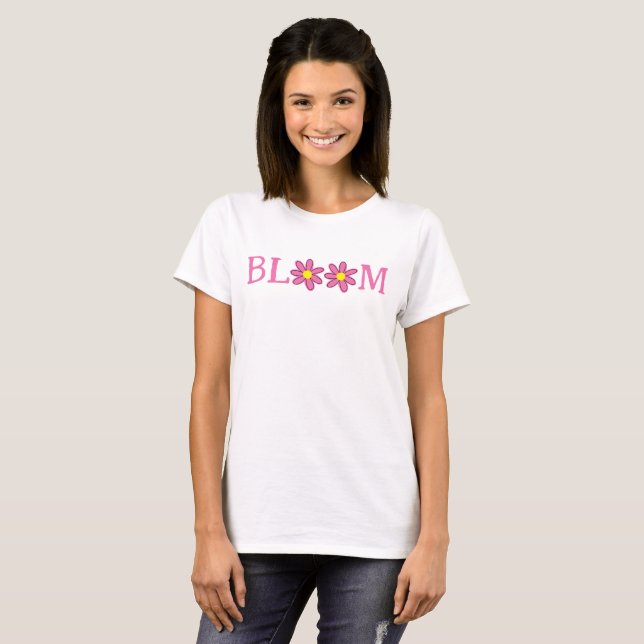 Bloom Flowers Women's T-Shirt (Hel framsida)