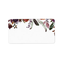 Bloom för Royalet vild | Tom gäst Adress Adressetikett