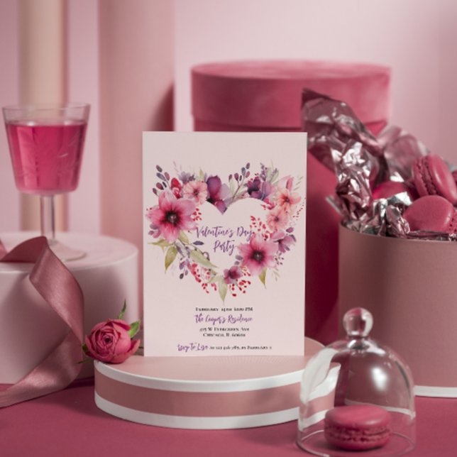 Bloom från Kärlek | Alla hjärtans dagars bjudande Inbjudningar (Skapare uppladdad)