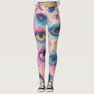 Bloom från tredje Öga - baljväxter Leggings