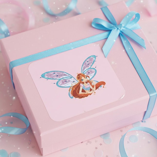 Bloom Fyrkantigt Klistermärke (Skapare uppladdad)