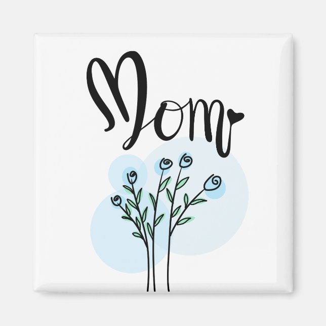 Bloom & Grow Botanical Fridge Magnet (Framsidan)