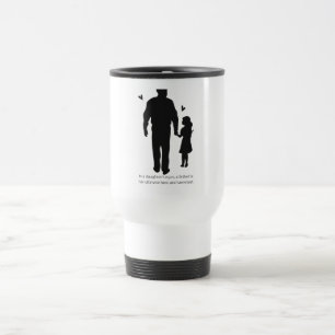 Bloom & Grow Estetisk Minimalistisk Blommig Svart Resemugg