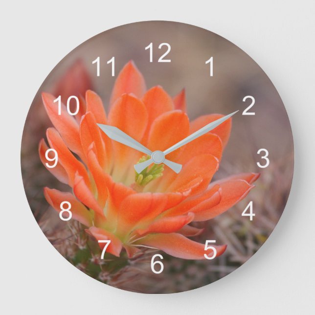 Bloom i Orange Stor Klocka (Framsida)