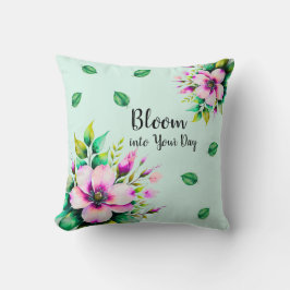 Bloom in i Dekorativ kudde-dagen Kudde