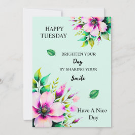 Bloom in på din dag julkort