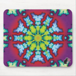Bloom Kaleidoscope Mouse Pad Musmatta