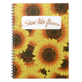 🌸 Bloom kort: Skina som blommor 🌸 Anteckningsbok