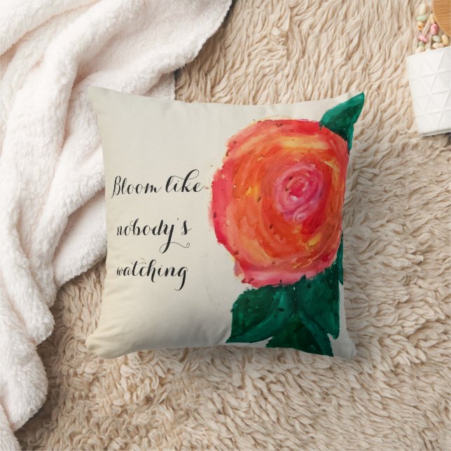 Bloom Like Nobody’s Watching Kudde (Filt)