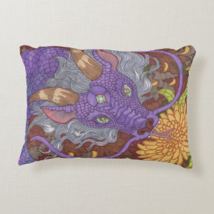 Bloom Lila Dragon Prydnadskudde