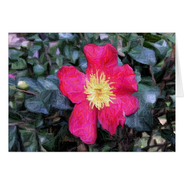 Bloom - målning, kort (Framsidan Horizontal)