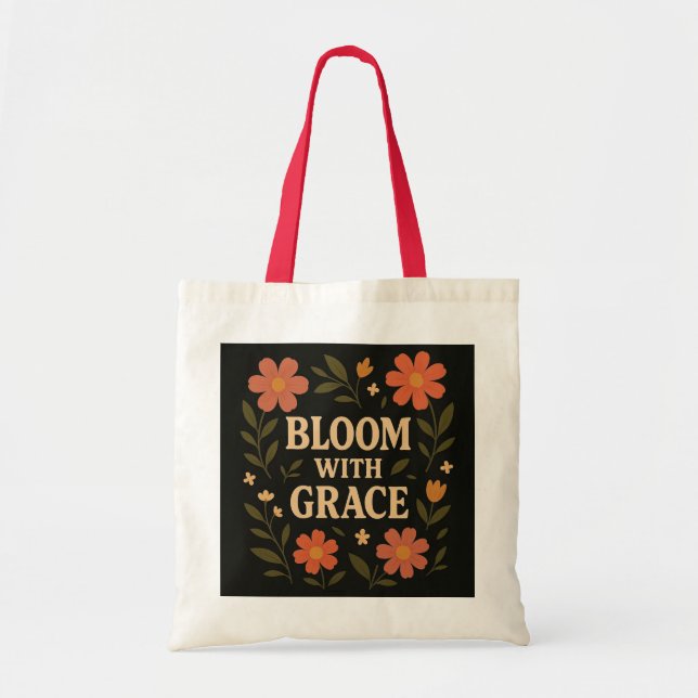 Bloom med Grace - Blommigtens inspirationsoffertve Tygkasse (Framsidan)
