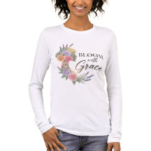 Bloom med Grace Elegant Blommigt Woman Silhouette