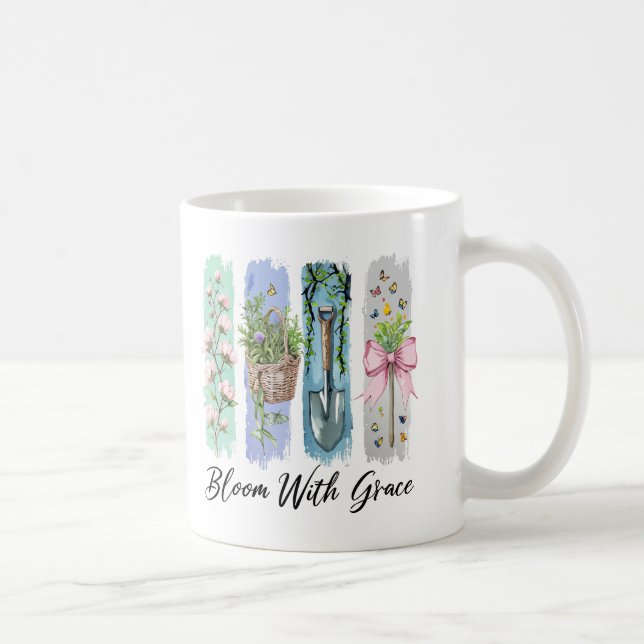 Bloom med Grace Garden Blommigt Art Kaffemugg (Höger)