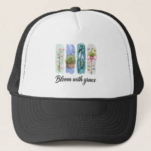 Bloom med Grace Garden Blommigt Art Keps