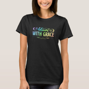 Bloom med Grace Gardener Botanias plan T Shirt