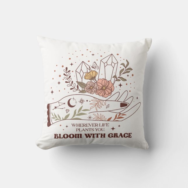 Bloom med Grace Kudde (Framsida)