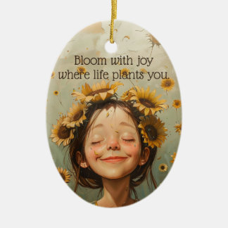 Bloom med Joy Julgransprydnad Keramik
