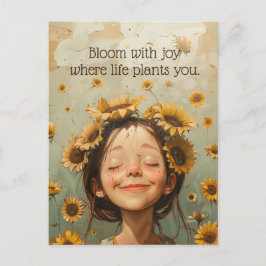 Bloom med Joy Vykort