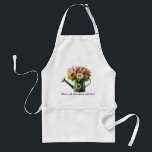 Bloom med Kärlek Garden med hjärta Förkläde<br><div class="desc">Förbered kärlek för  med den här charmerande plattan,  med den inspirerande frasen "Bloom med Kärlek,  Garden med hjärta". Perfekt för blommigtens entusiaster och trädgårdsälskare som vill tillföra en skönhet och glädje till sin  rutin!</div>