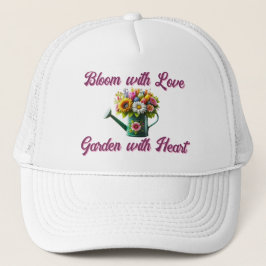 Bloom med Kärlek Garden med hjärta Keps